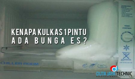 kulkas 1 pintu ada bunga es