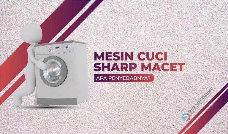 mesin cuci sharp macet