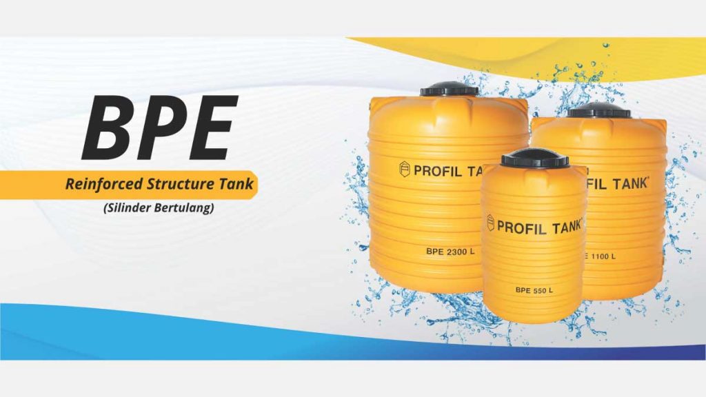 PROFIL TANK 1100 L Tipe BPE (Blow Polyethylene)