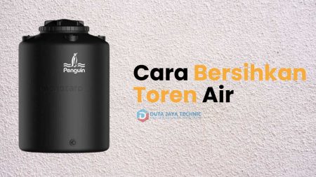 cara membersihkan tandon air