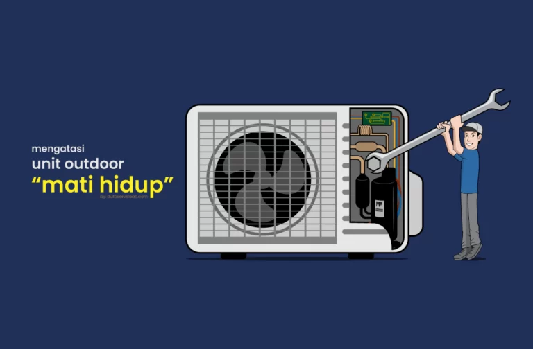 mengatasi outdoor AC mati hidup